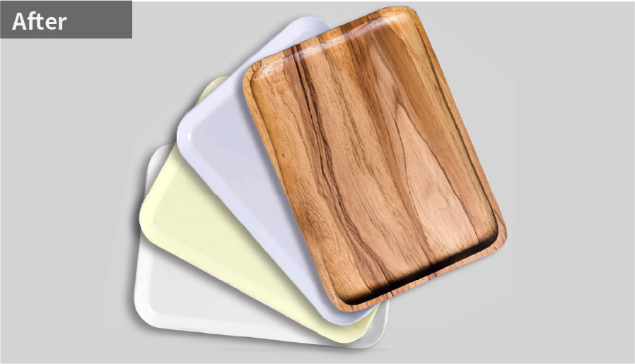 お店ご使用のトレイが使える